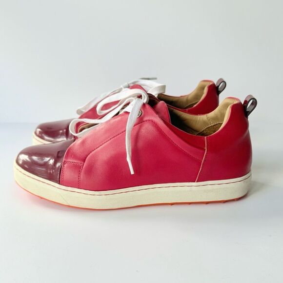 Royal Albartross Luna Sneaker Spikeless Golf Shoe Red 38 / US 7 Made in Italy - Picture 7 of 15